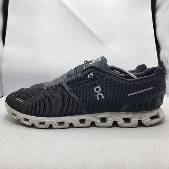 On Cloud 5 Mens 12.5 Black White Athletic Sneaker Shoes Outdoor Casual Running main image 4